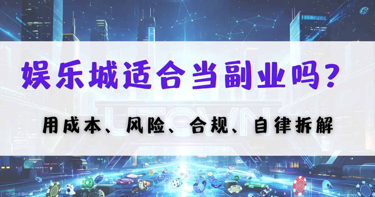优塔娱乐城副业分析图，讨论娱乐城是否适合作为副业，并解析成本、风险与合规问题